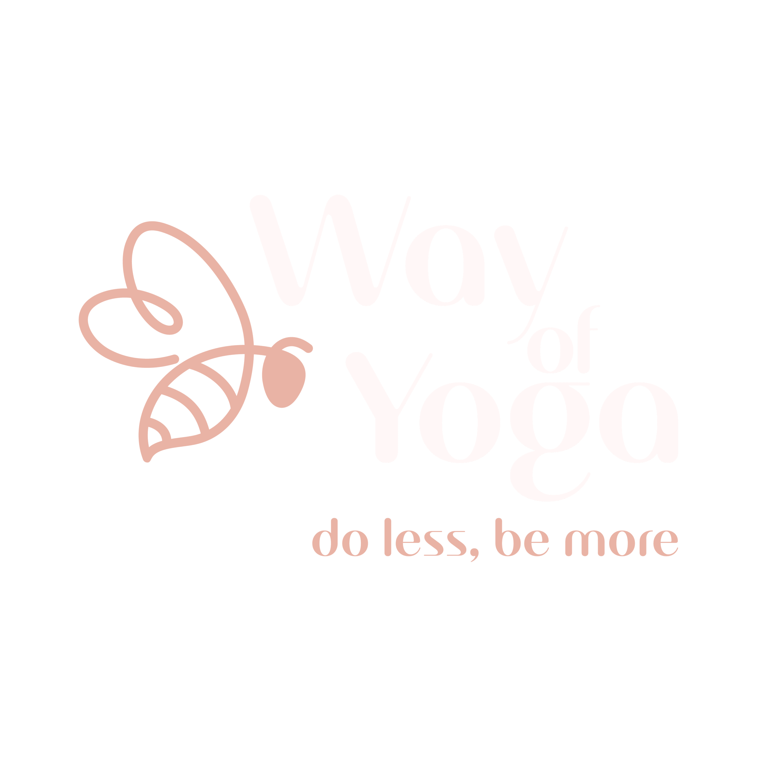 Logo Way of Yoga - wit